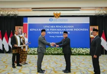 Deputi Gubernur Kukuhan Sofwan Kurnia Sebagai Kepala BI Banten