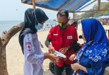 PMI Banten Distribusikan 105 Ribu Masker Hadapi Erupsi