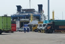 Pasca Erupsi Gunung Anak Krakatau Penyeberangan Merak-Bakauheni Tetap Normal