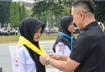 Ribuan Anggota PMR lebak di Kukuhkan