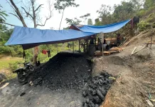 Polda Banten Bongkar Tambang Batubara Ilegal di Cihara Lebak