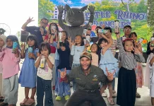 Aston Serang Edukasi Anak tentang Konservasi Badak Jawa