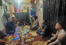 Kapolres Lebak Sambangi Keluarga Jurnalis M. Bagus Khoirunnas
