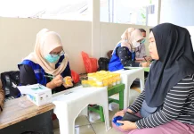 Tekan Penularan TBC, Puskesmas Cisoka Sisir Pemukiman Warga