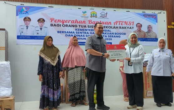 Bantuan ATENSI Kota Serang Disalurkan ke 48 Orang Tua Sekolah Rakyat