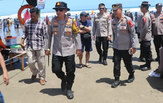 Kapolres Lebak Tinjau Pengamanan Wisata Wilayah Selatan