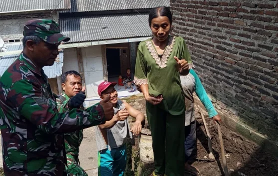 Bertahun-Tahun Numpang di Tetangga, Kini Yeni Punya MCK Sendiri dari TNI