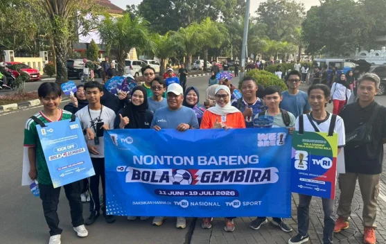 TVRI Banten Gelar Fun Walk Bola Gembira 2026