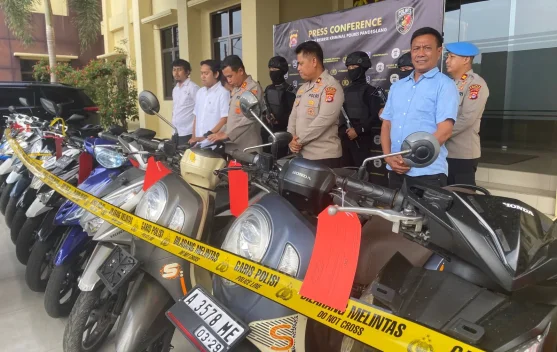 Komplotan Curanmor dan Penadah di Pandeglang Ditangkap, Satu Tersangka Tewas