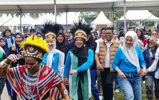 Tari Yospan Asal Papua Menutup Puncak Acara Exciting Banten Festival Tahun 2026