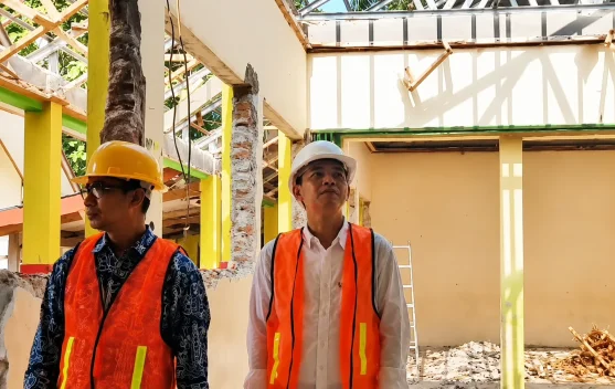 Dindikbud Kabupaten Serang Tinjau Revitalisasi Sekolah Dasar Kecamatan Baros Ta