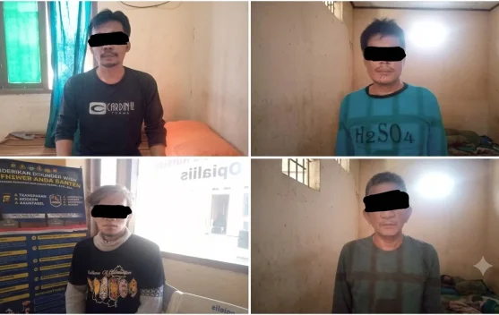 Gara-gara Motor Jatuh Saat Distut, 4 Komplotan Curanmor Lebak Ditangkap