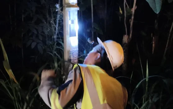 BPTD Banten Lakukan Pemeliharaan PJU di Jalan Serang - Pandeglang