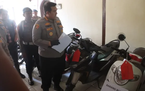 Polresta Serang Kota Bongkar Jaringan Curanmor yang Beraksi di 17 Lokasi