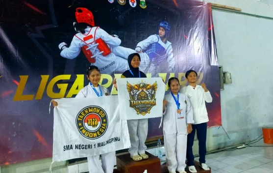 MAN 2 Lebak Sabet Juara Umum di Liga Pelajar Taekwondo Tahun 2026