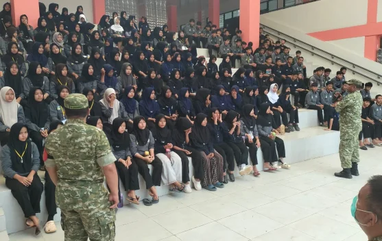 Siswa Sekolah Rakyat Pandeglang Dapat Pelatihan Kedisiplinan