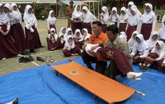 BPBD Kota Serang Latih Siswa SD Kenali Ancaman Bencana Sejak Dini