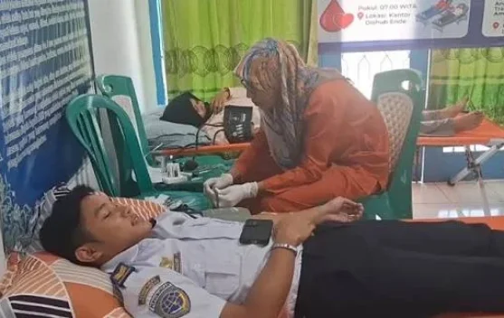 Sambut Harhubnas 2026, Terminal Mandala Lebak Gelar Donor Darah