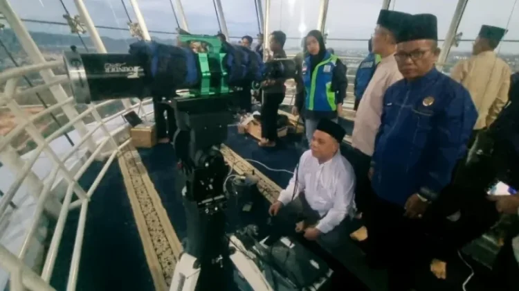 Tertutup Awan dan Cuaca Buruk, Hilal Tidak Tampak di Batam