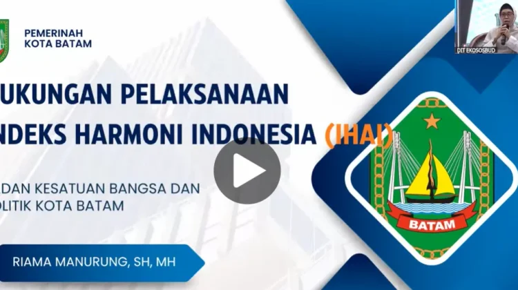 Batam sebagai Miniatur Indonesia dalam Indeks Harmoni