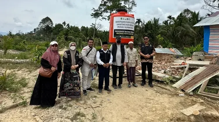 BAZNAS Kota Batam Salurkan Bantuan Sumur Bor di Desa Sekumur Aceh Tamiang