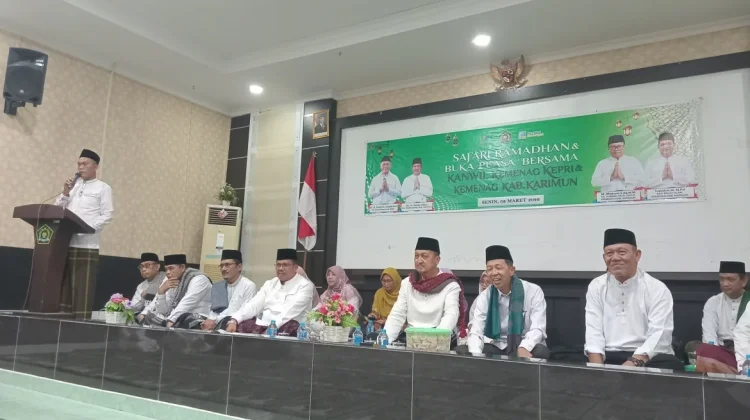 Safari Ramadhan di Karimun, Kakanwil Kemenag Kepri Tekankan Makna Syukur