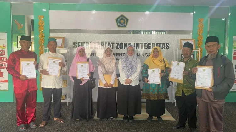TPQ se-Nongsa Terima IJOP, Kemenag Batam Minta Data EMIS Akurat