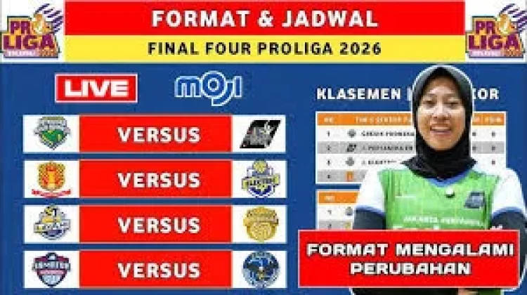Jadwal Pertandingan Final Four Proliga Pekan- 1 Tahun 2026