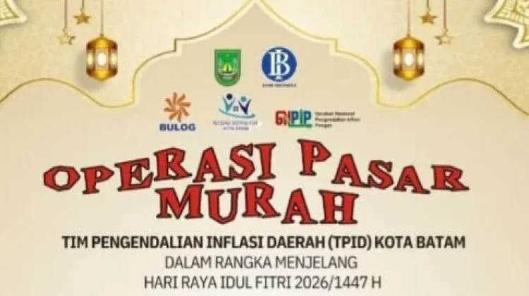 Pemko Batam Bakal Gelar Operasi Pasar Murah jelang Idul Fitri, Berikut Jadwalnya