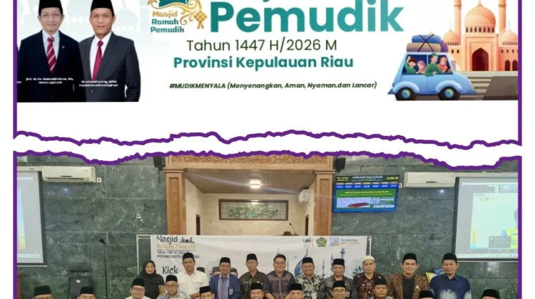 Sambut Mudik Lebaran, Kemenag Kepri Siapkan 62 Masjid Ramah Pemudik