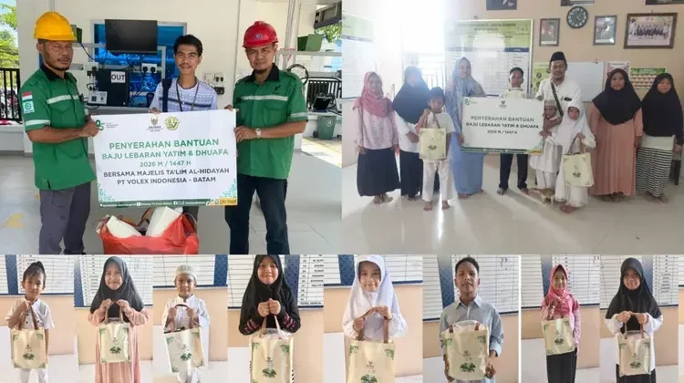 BAZNAS Batam Salurkan Paket Baju Lebaran untuk Yatim Dhuafa