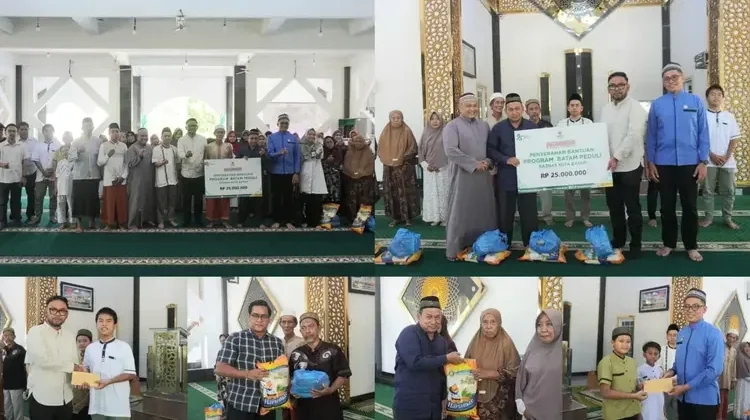 Batamindo dan BAZNAS Batam Berbagi Sembako untuk Warga Dhuafa