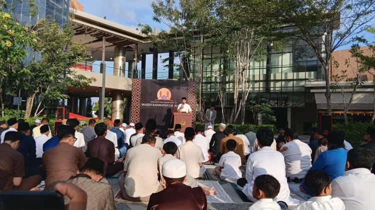 Orchard Park Gelar Shalat Idul Fitri Perdana, Perkuat Semangat Pembangunan Masjid