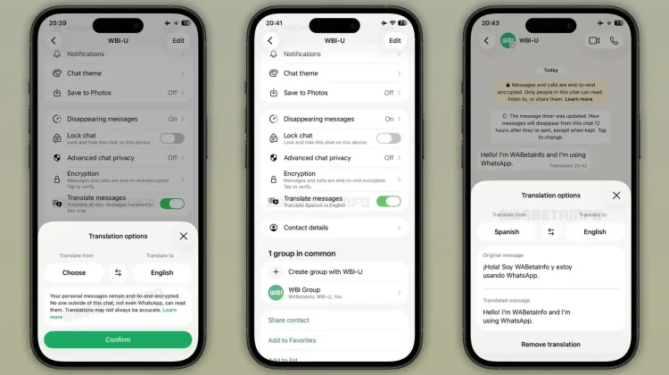 WhatsApp dan Apple Kolaborasi Bentuk Translator WA Khusus di IOS