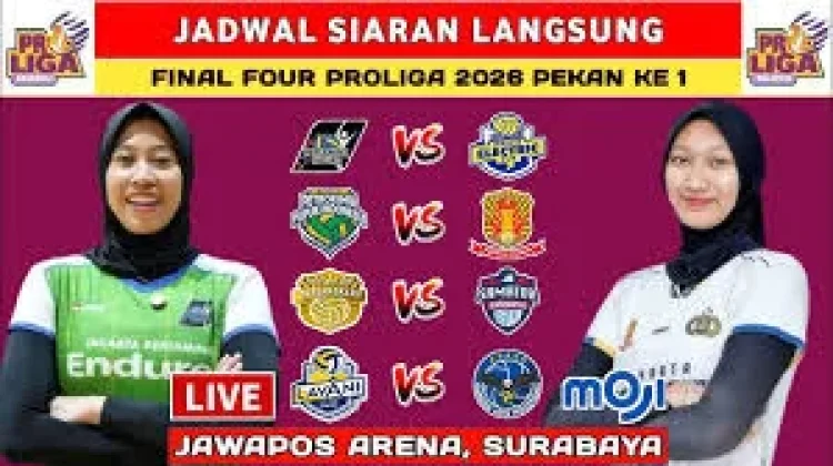 Jadwal Pertandingan Final Four Pekan Pertama Proliga Tahun 2026