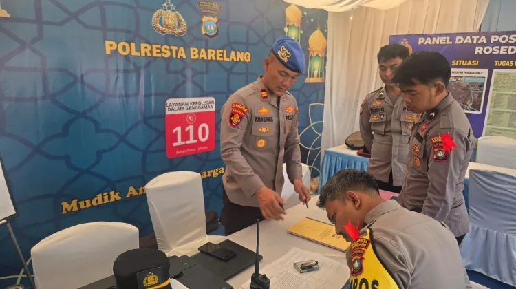 Polresta Barelang Perketat Pengawasan Personel di Pos Pengamanan Lebaran
