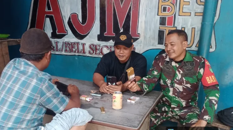 Babinsa Lubuk Baja Minta Warga Waspada Jelang Lebaran