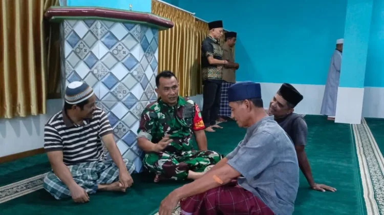 Babinsa Bengkong Gunakan Pendekatan Religius Perkuat Kerukunan Warga Batam