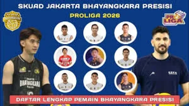 Daftar Pemain Jakarta Bhayangkara Presisi Proliga Tahun 2026