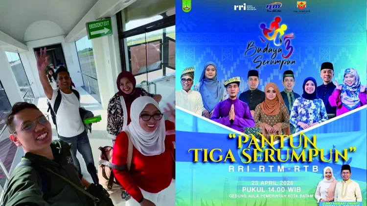 Delegasi RTM Tiba di Batam, Siap Sukseskan Pantun Tiga Serumpun