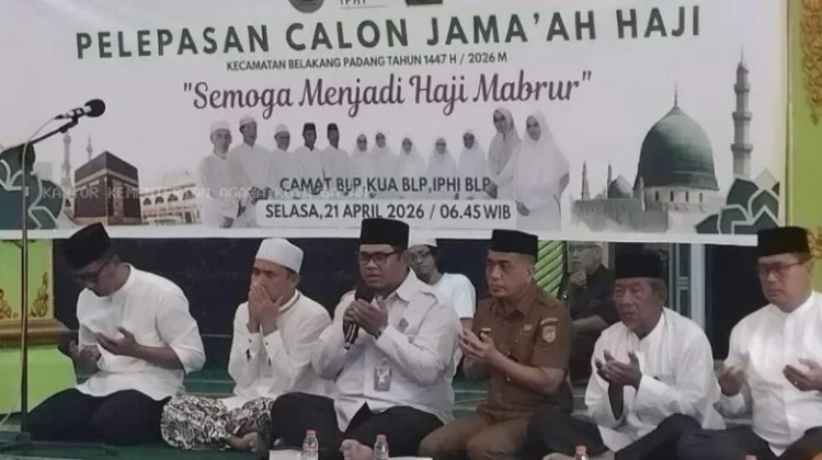Pelepasan Jamaah Haji Kecamatan Belakang Padang Berlangsung Khidmat