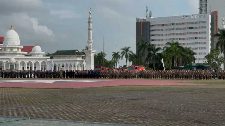 Semangat Pengabdian Warnai Upacara HUT Satpol PP, Satlinmas, Damkar di Batam
