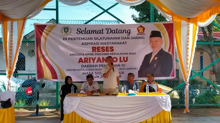 Warga Sarmen Raya Bengkong Sampaikan Aspirasi kepada Ariyanto Lu