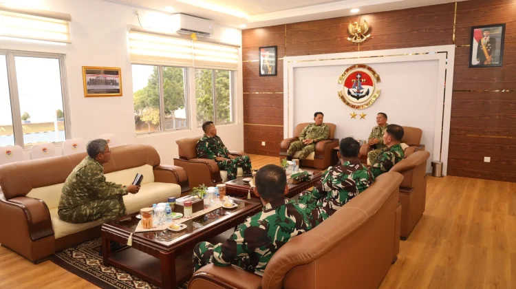 Dankodaeral IV Terima Courtesy Call Dansatdik Tanjung Uban