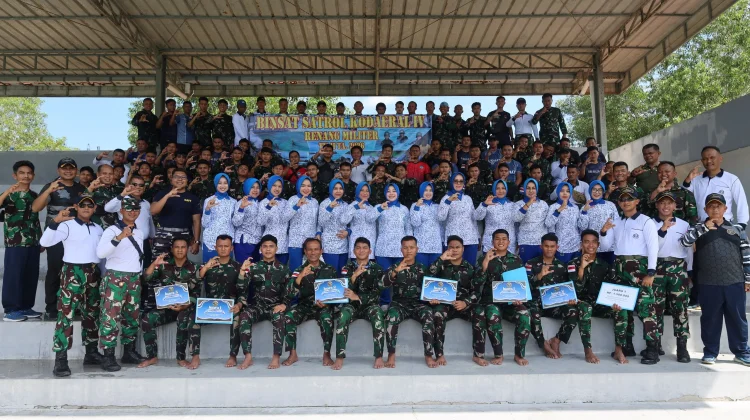 Lomba Renang Militer Satrol Kodaeral IV Tingkatkan Profesionalisme
