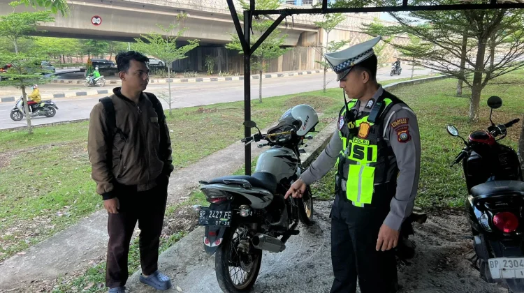 Polisi di Batam Tindak Knalpot Bising, Gunakan Tilang Elektronik Mobile