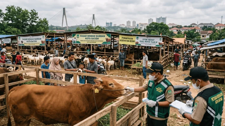 Dinas Ketahanan Pangan kota Batam Pastikan Stok & Kualitas Hewan Kurban Aman