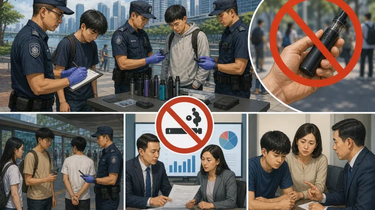 Ribuan Pelanggar Vape Ditindak Awal Tahun 2026 Singapura