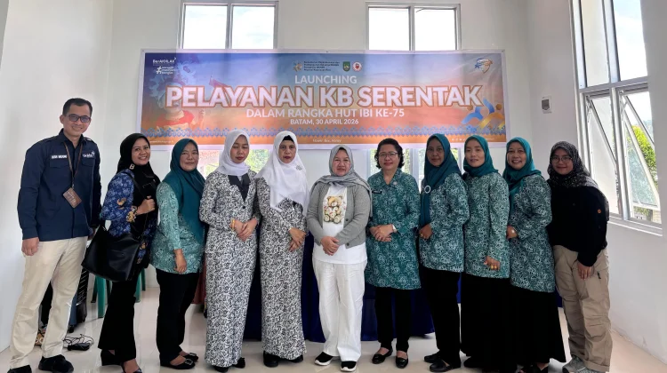 HUT ke-75, IBI Dukung Pelayanan KB Serentak Bersama BKKBN Kepri