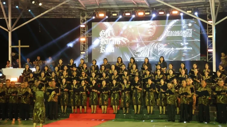 Lanud Hang Nadim Hadiri Paskah Bersama Kota Batam